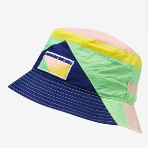 Nike adult flight bucket hat geometric colorful nylon pink blue green yellow